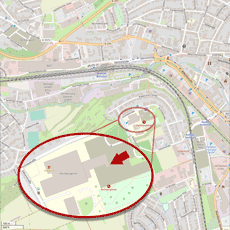 OpenStreetMaps: Standort Bretten Vorschau